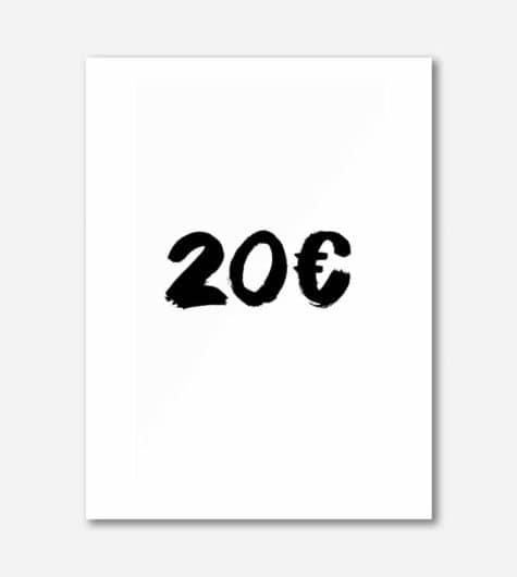 Gift card 20€